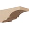 Ekena Millwork 7"W x 14"D x 7"H Wide Asheboro Rough Cedar Woodgrain TimberThane Corbel, Primed Tan CORUR07X14X07ASHRCPR - alternate 1